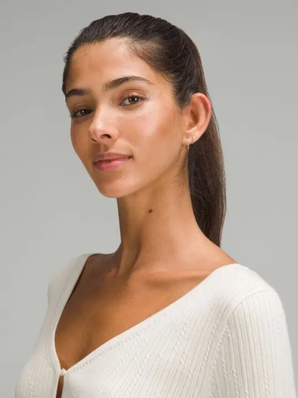lululemon ribbed merino wool-blend cropped cardigan - Picture 7 of 11